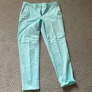 TalBots girlfriend chino size 8 light blue casual pant great condition